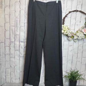 LAFAYETTE 148 Gray Wide Leg Trouser EUC